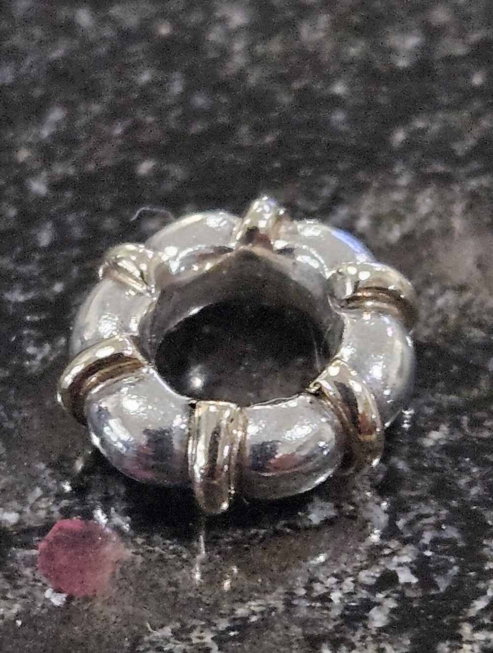 PANDORA Two-Tone "Seattle" Flow Spacer Charm No. #790266 (Rare)